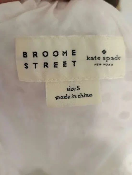 Broome Street By Kate Spade Summer Eyelet Cotton Dress Size Small - Picture 3 of 6